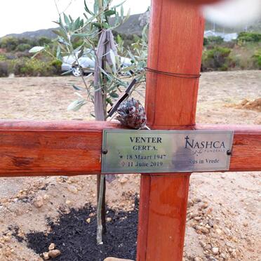 VENTER Gert A. 1947-2019