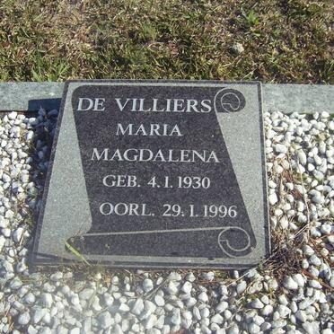 VILLIERS Maria Magdalena, de 1930-1996