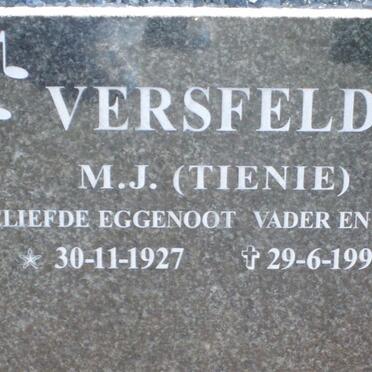 VERSFELD M.J. 1927-1998