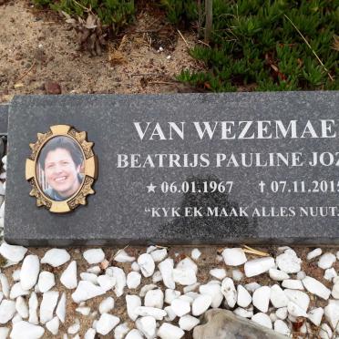 WEZEMAEL Beatrijs Pauline, van 1967-2015