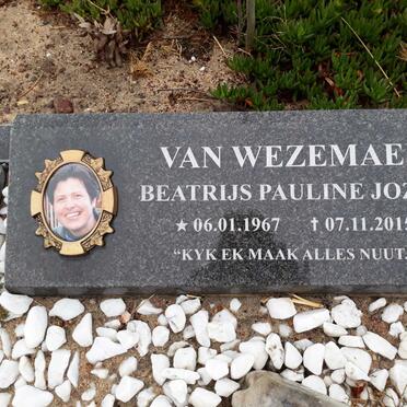 WEZEMAEL Beatrijs Pauline, van 1967-2015
