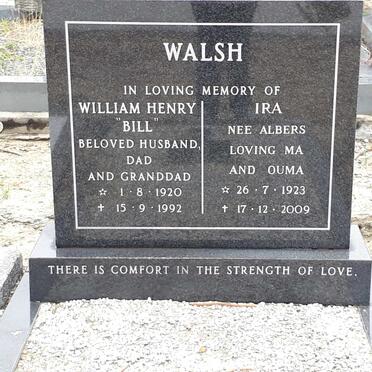 WALSH William Henry 1920-1992 &amp; Ira ALBERS 1923-2009