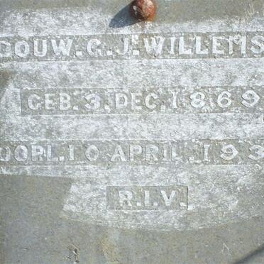 WILLEMSE Douw G.J. 1869-1934