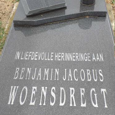 WOENSDREGT Benjamin Jacobus 1951-2012