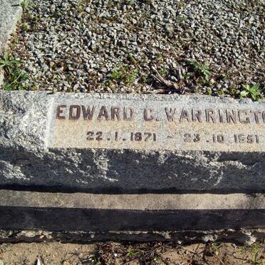 WARRINGTON Edward C. 1871-1951