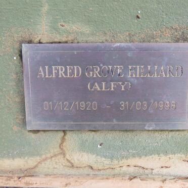 HILLIARD Alfred Grove 1920-1998