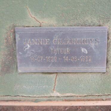 GILDENHUYS Jannie 1929-1999