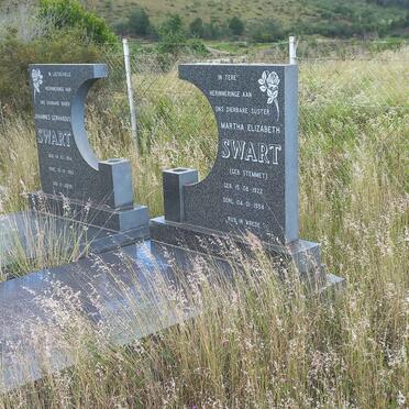 SWART Johannes Gerhardus 1914-1992 &amp; Martha Elizabeth STEMMET 1922-1994