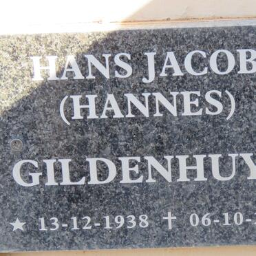 GILDENHUYS Hans Jacob 1938-2016