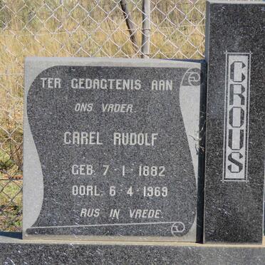 CROUS Carel Rudolf 1882-1969