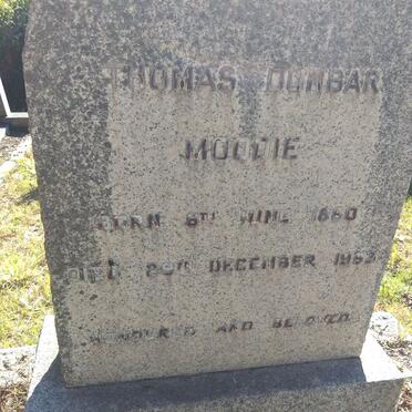 MOODIE Thomas Dunbar 1880-1963