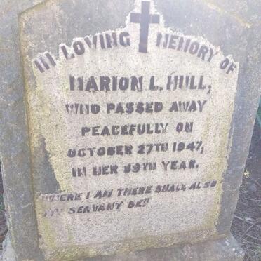 HULL Marion L. -1947