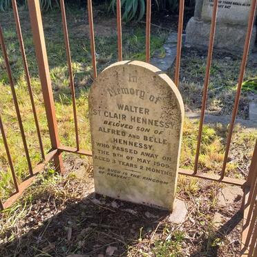 HENNESSEY Walter St. Clair -1909