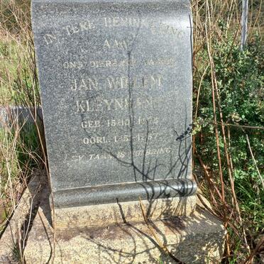 KLEYNHANS Jan Willem 187?-1957