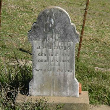 CROUS J.P.J. 1875-1943