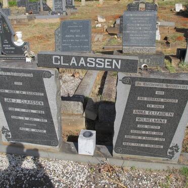 CLAASSEN Jan. J. 1892-1951 &amp; Anna Elizabeth Wilhelmina MEYER 1895-1978