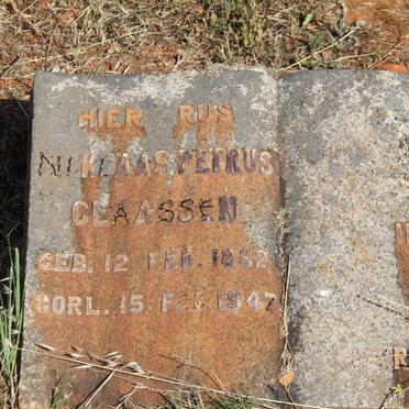 CLAASSEN Niklaas Petrus 1882-1947