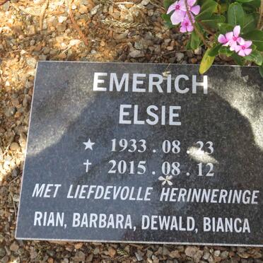 EMERICH Elsie 1933-2015