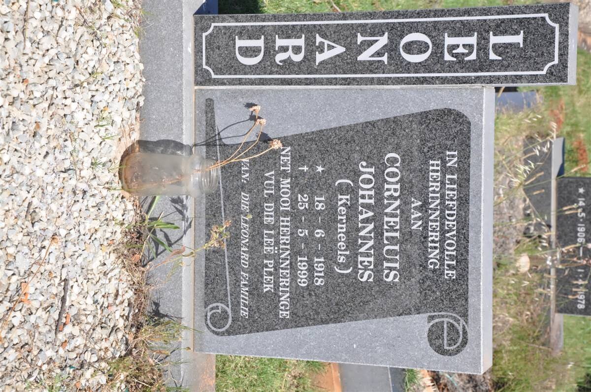 LEONARD Cornelius Johannes 1918-1999