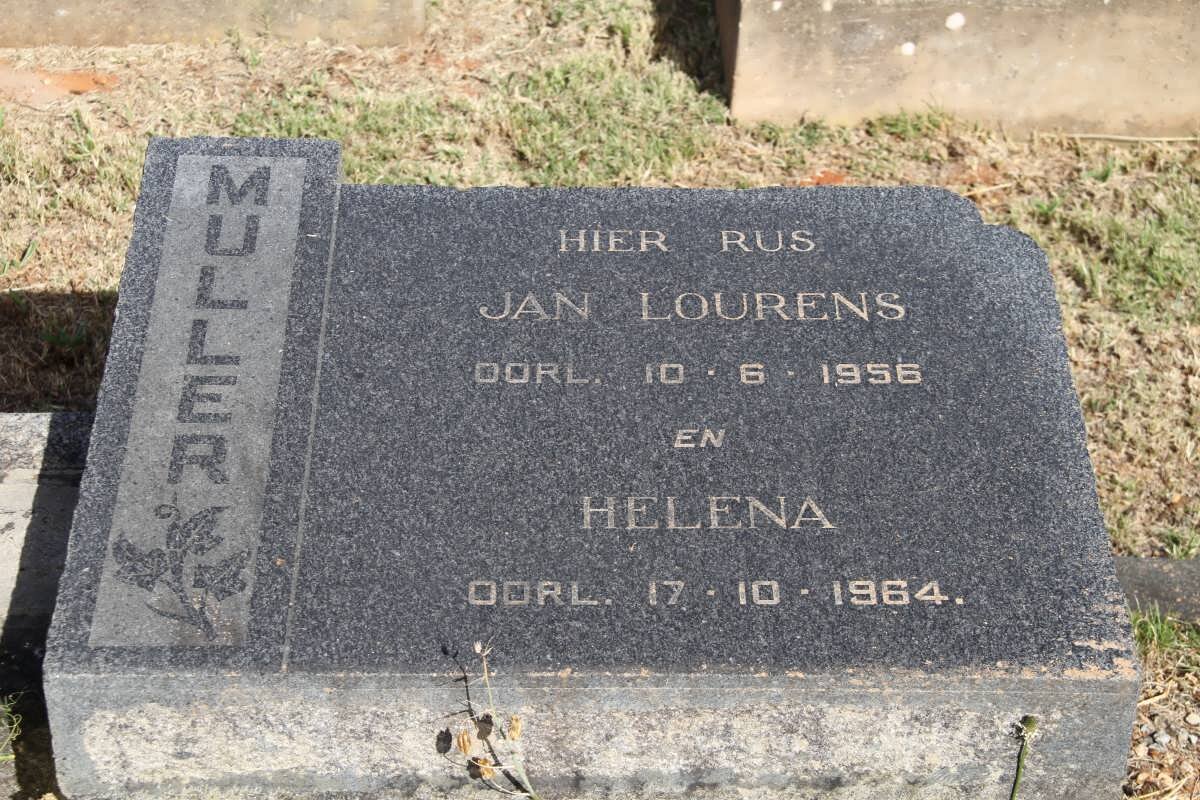MULLER Jan Lourens -1956 &amp; Helena -1964
