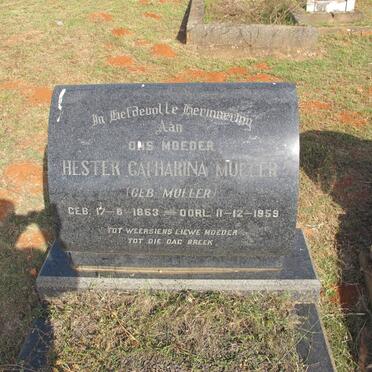 MULLER Hester Catharina nee MULLER 1863-1959
