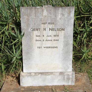 NELSON Gert H. 1878-1946