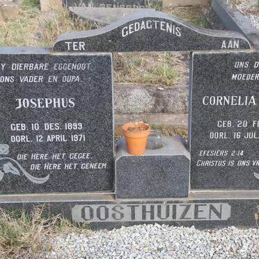 OOSTHUIZEN Josephus 1899-1971 &amp; Cornelia Aletta 1907-1991