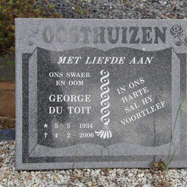 OOSTHUIZEN George du Toit 1934-2006