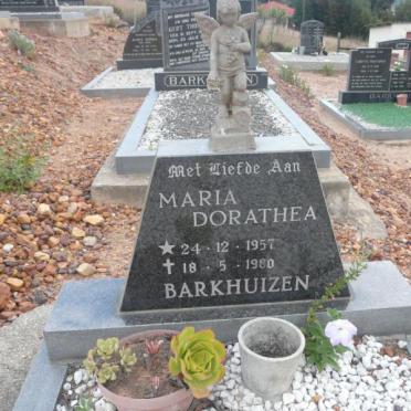 BARKHUIZEN Maria Dorathea 1957-1980