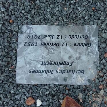 ENGELBRECHT Gerhardus Johannes 1952-2019