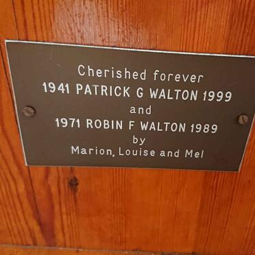 WALTON Patrick G. 1941-1999 :: WALTON Robin F. 1971-1989
