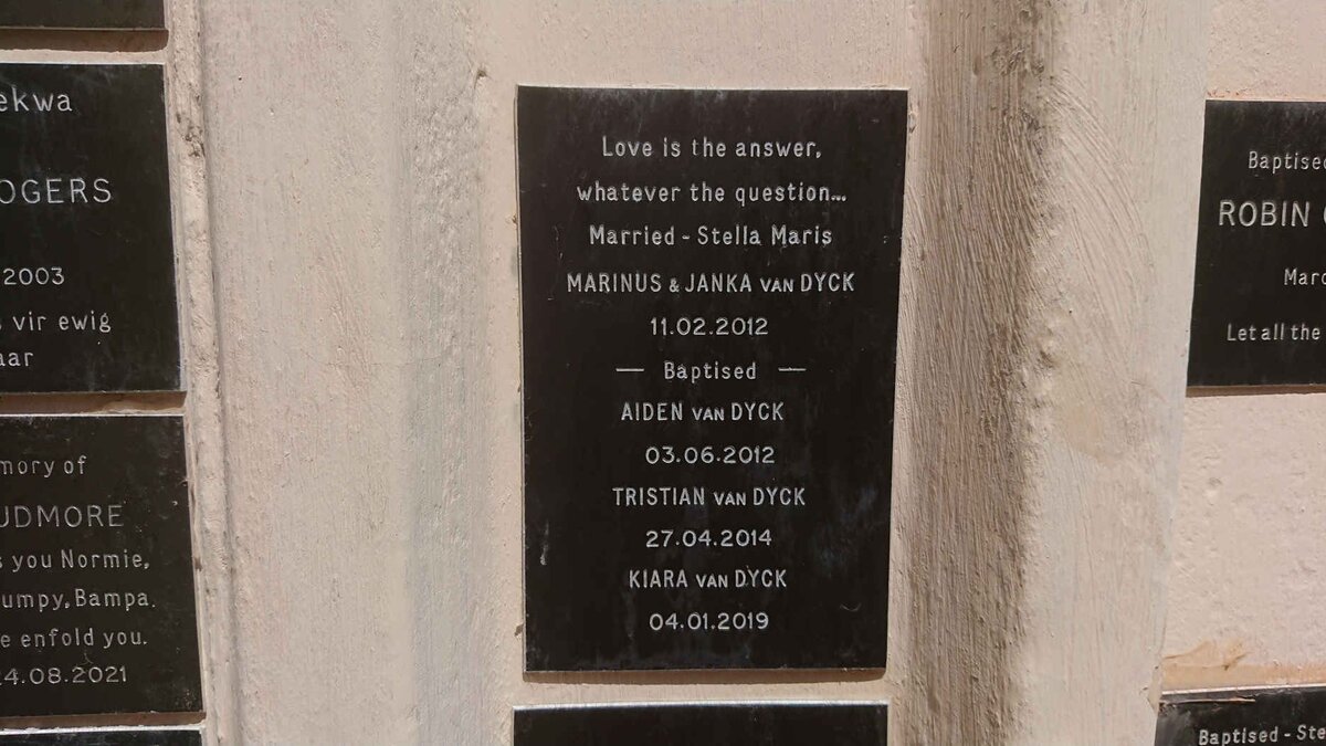DYCK Marinus, van &amp; Janke :: VAN DYCK Aiden :: VAN DYCK Tristian :: VAN DYCK Kiara