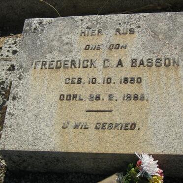 BASSON Frederick C.A. 1890-1965
