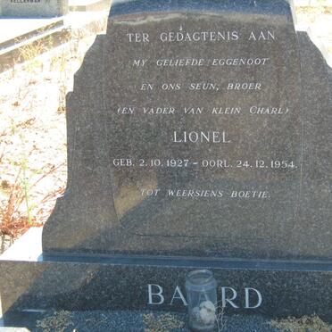 BAARD Lionel 1927-1954