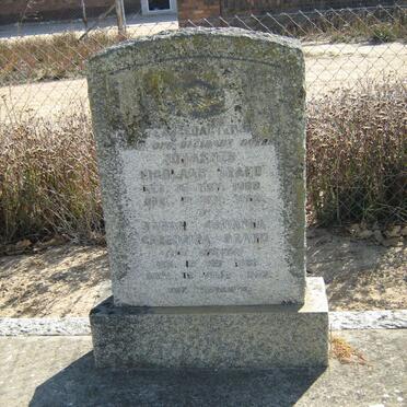 BRAND Johannes Nicolaas 1889-1962 &amp; Sarah Johanna Gerendina THEART 1881-1962