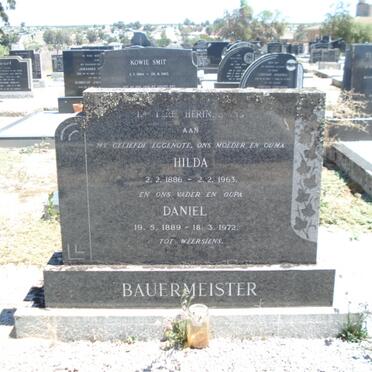 BAUERMEISTER Daniel 1889-1972 &amp; Hilda 1886-1963