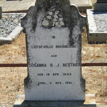 BESTBIER Susanna S.J. 1845-1941