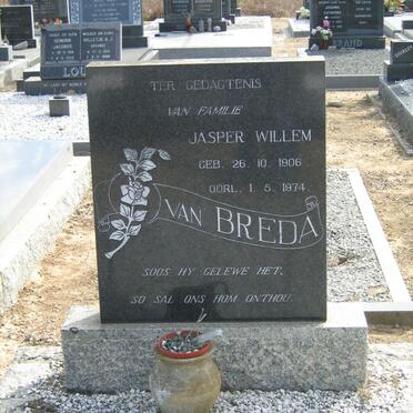 BREDA Jasper Willem, van 1906-1974