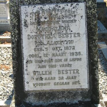 BESTER Magdalena Dorothea ALBERTYN 1872-1935