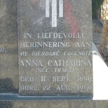 BAARD Johannes Augustinus 1892-1970 &amp; Anna Catharina TRAUT 1898-1960