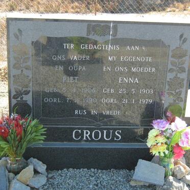 CROUS Piet 1906-1990 &amp; Enna 1903-1979