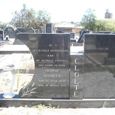 CLOETE George Küchler 1908-1972