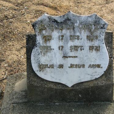 COETZEE Ebenhaeser 1920-1921