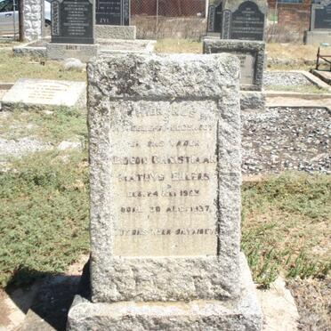 EHLERS Gideon Christiaan Mathys 1913-1937