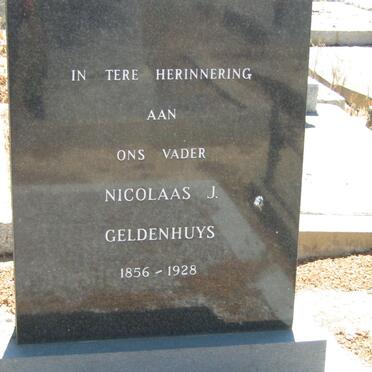GELDENHUYS Nicolaas J. 1856-1928