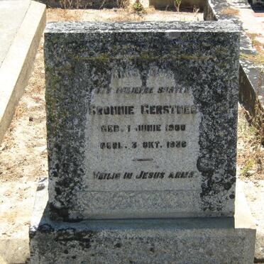 GERSTNER Cronnie 1900-1936