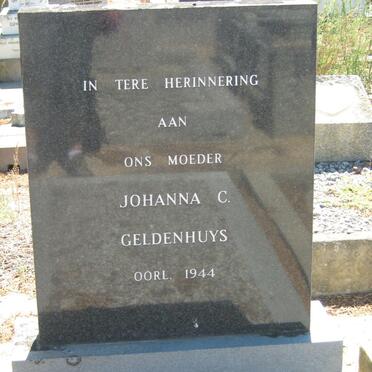 GELDENHUYS Johanna C. -1944