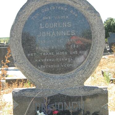 JONGH Lourens Johannes, de 1886-1955