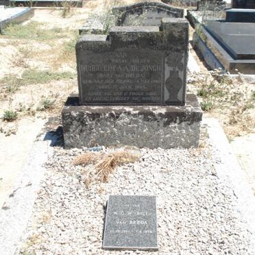 JONGH Huibrecht A.A., de voorheen van BREDA nee VAN DER MERWE 1890-1955 :: BREDA W.G.W., van 1921-1972