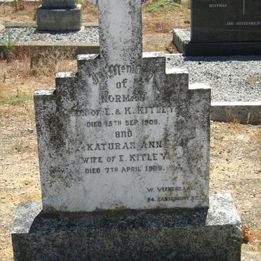 KITLEY Katurah Ann -1909 :: KITLEY Norman -1908